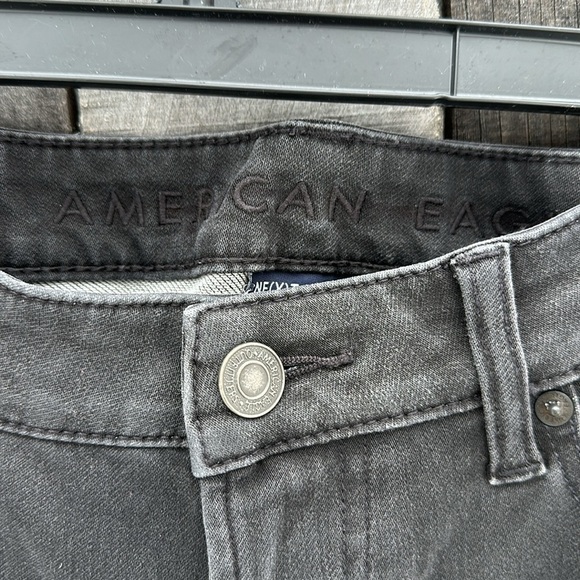 American Eagle Next Level Stretch Black Slim Jeans size 32x36 - Picture 4 of 11